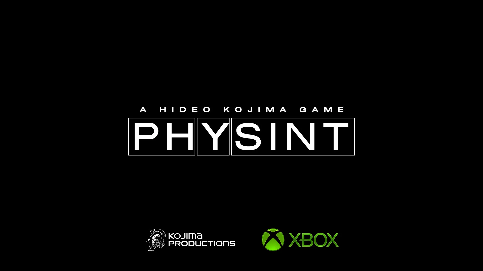 Ankündigungsbild von Kojima Productions zur Partnerschaft mit Xbox