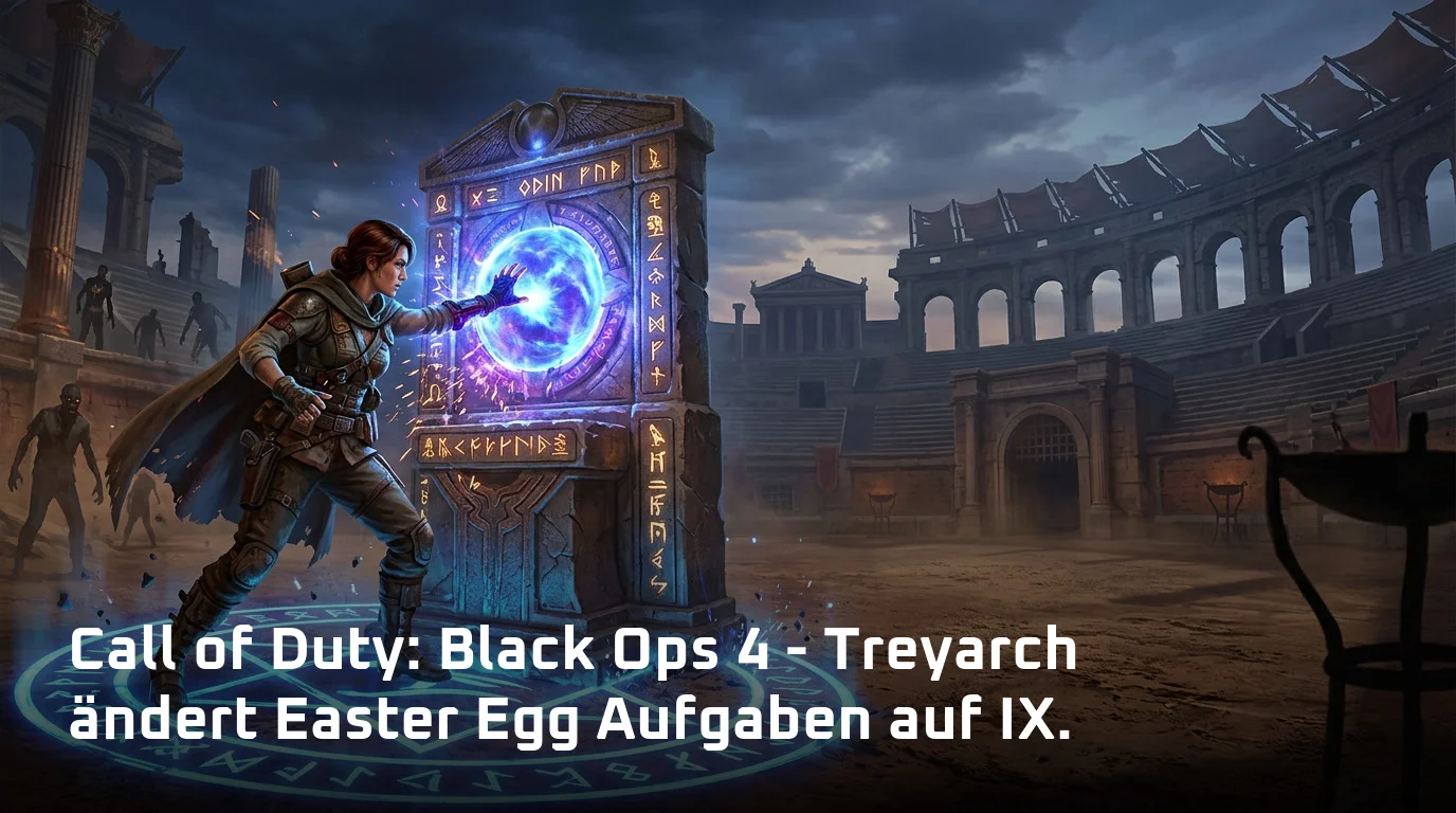 Call of Duty: Black Ops 4 - Treyarch ändert Easter Egg Aufgaben auf IX.