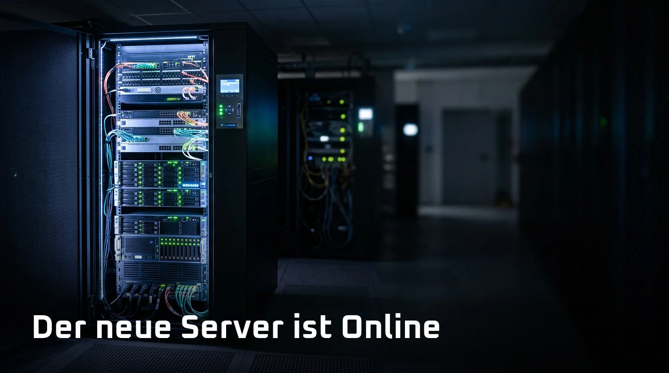 Der neue Server ist Online