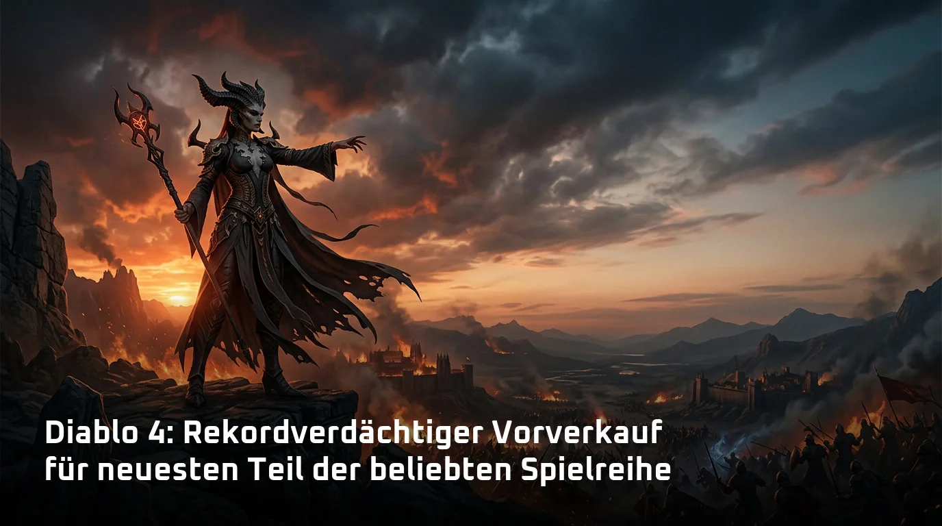 Diablo 4: Rekordverdächtiger Vorverkauf für neuesten Teil der beliebten Spielreihe