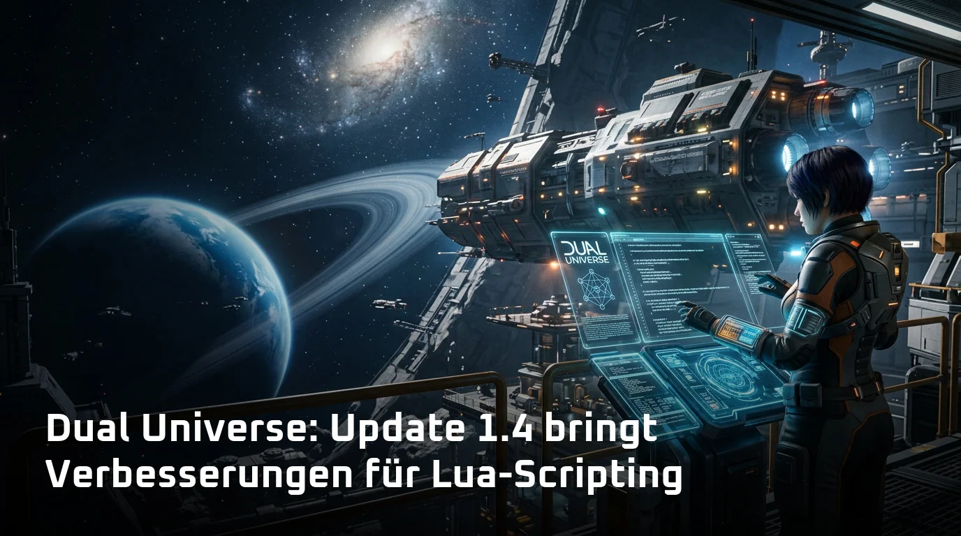 Dual Universe: Update 1.4 bringt Verbesserungen für Lua-Scripting
