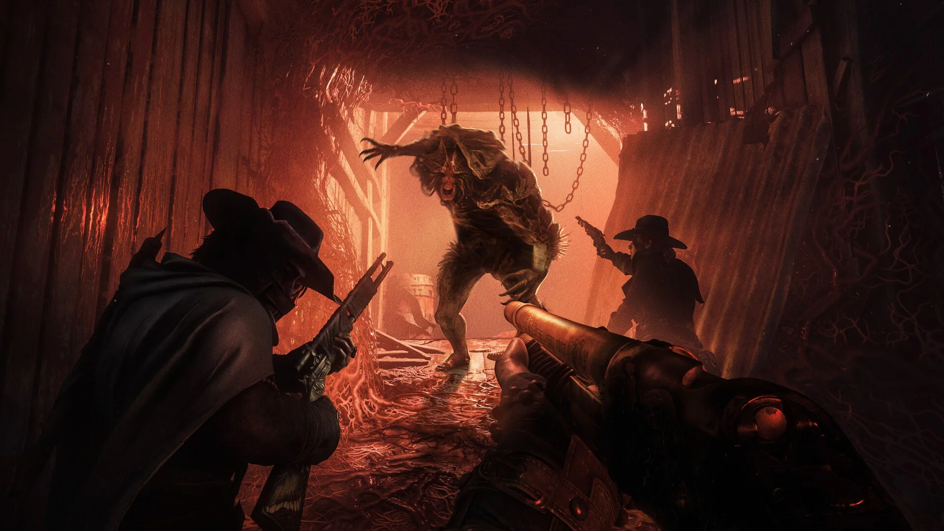 Hunt Showdown 1896 Crossplay: Szene aus dem offiziellen Steam-Material