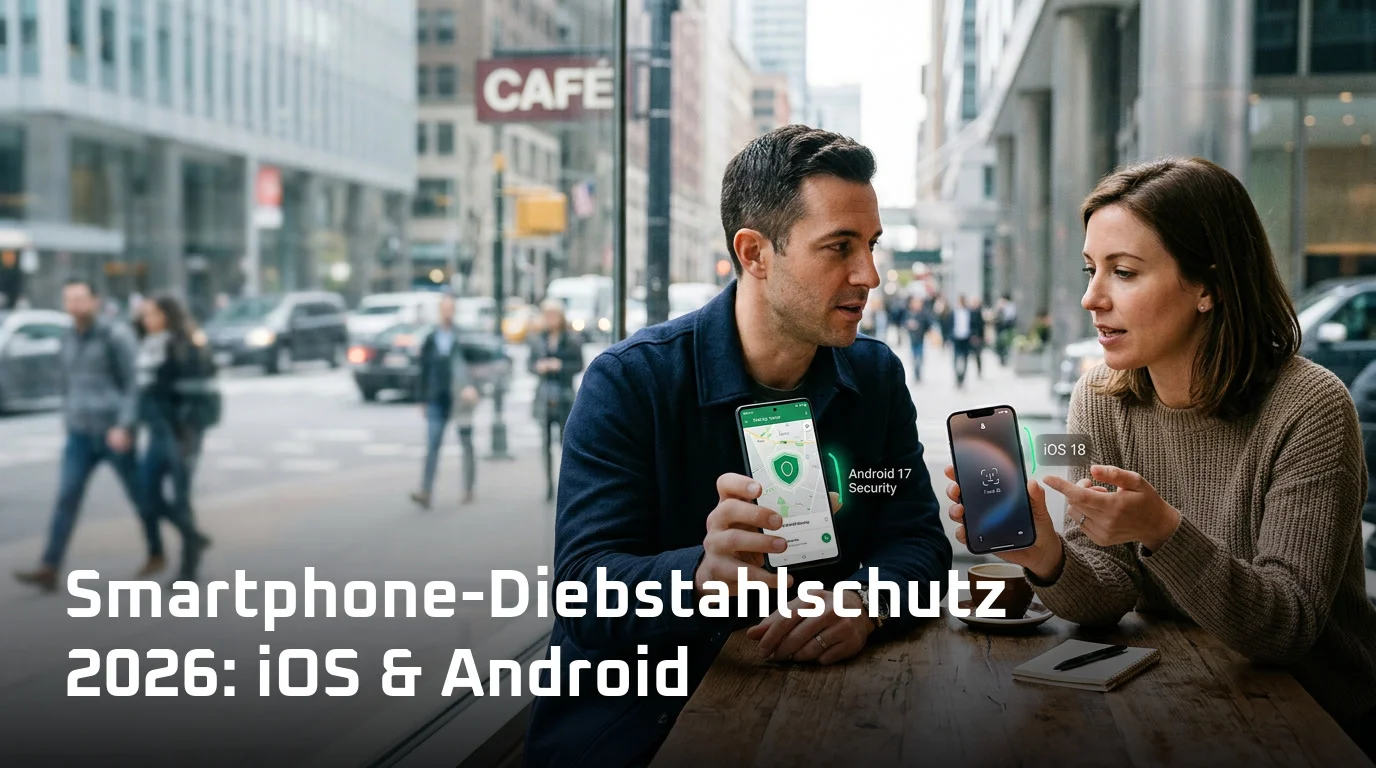 Smartphone-Diebstahlschutz: Android 17 und iOS Sicherheits-Features im Vergleich 2026