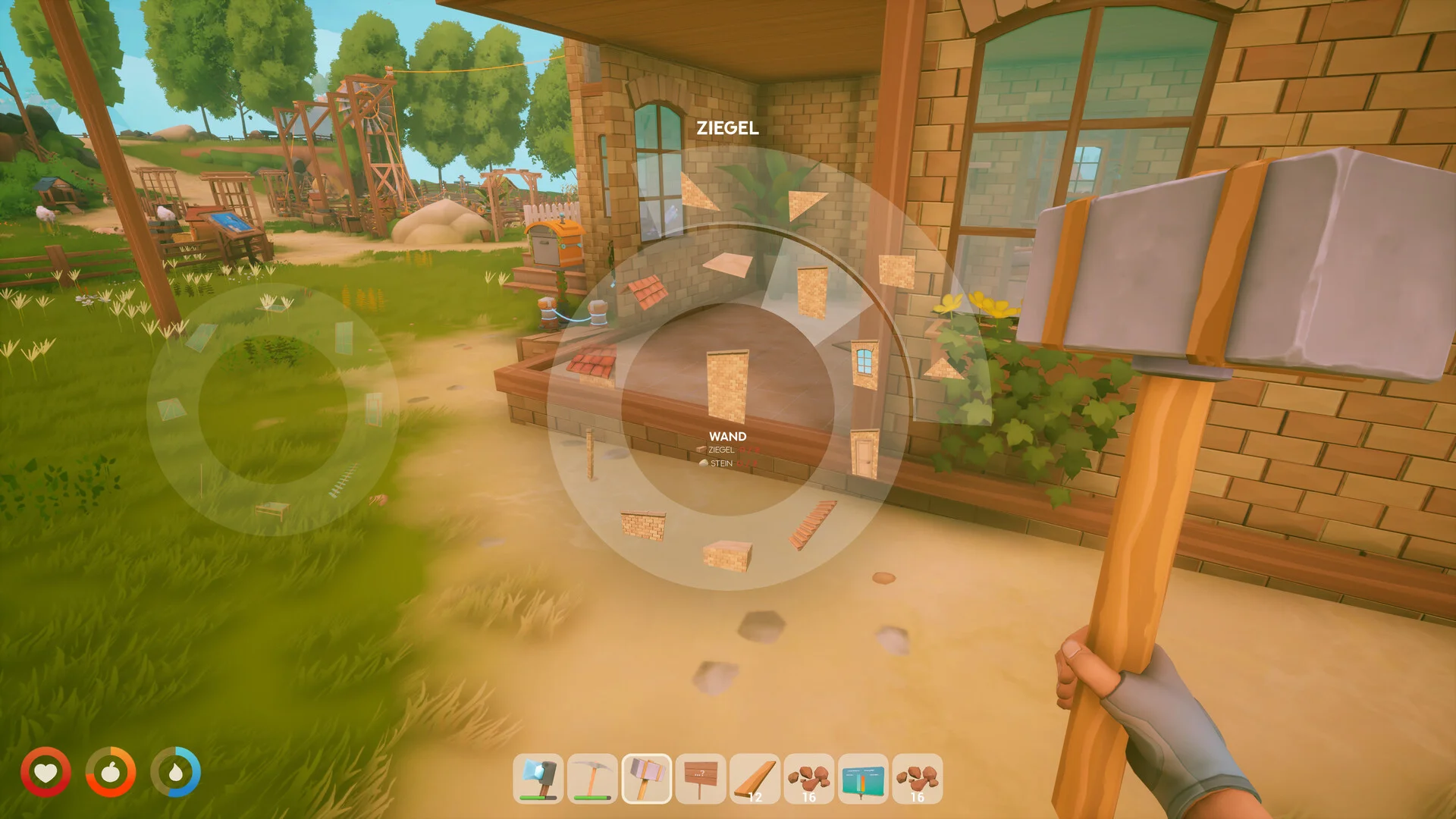 Solarpunk Crossplay: Schwebende Inseln aus dem offiziellen Steam-Material