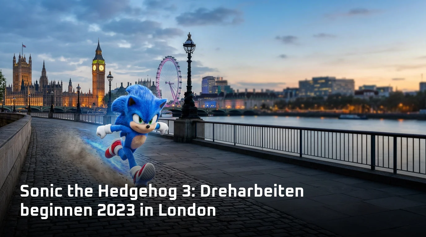 Sonic the Hedgehog 3: Dreharbeiten beginnen 2023 in London
