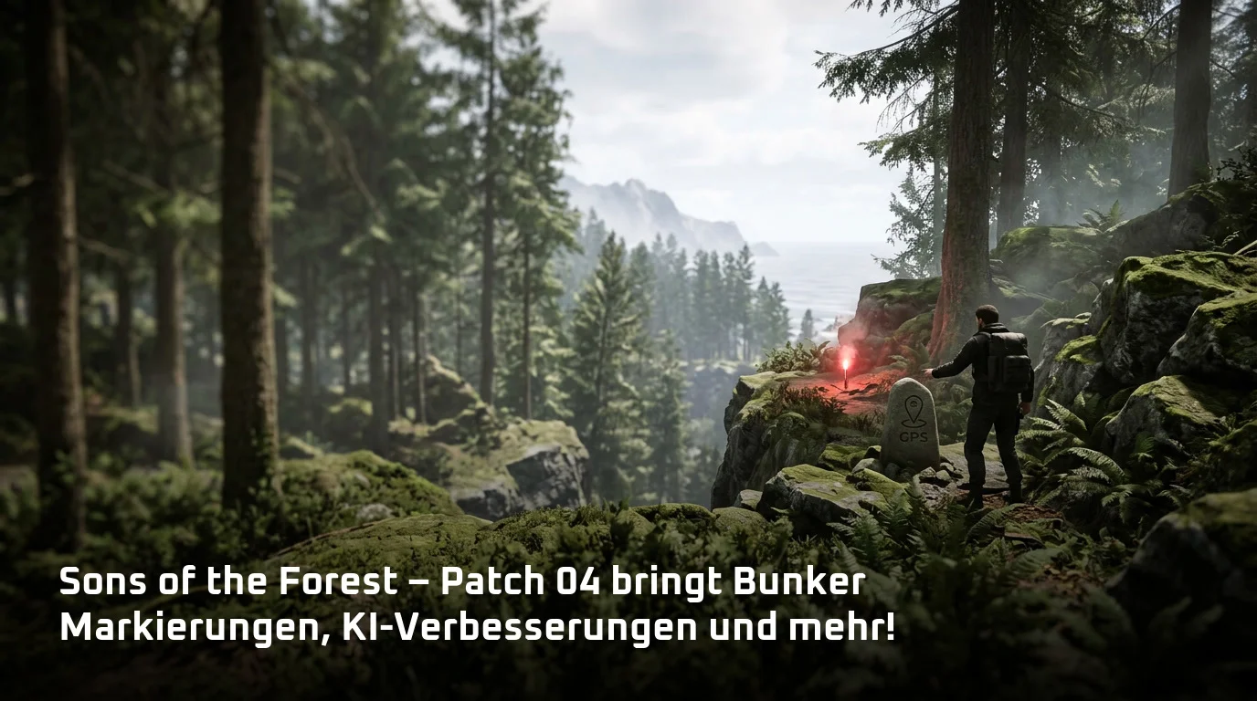Sons of the Forest – Patch 04 bringt Bunker Markierungen, KI-Verbesserungen und mehr!