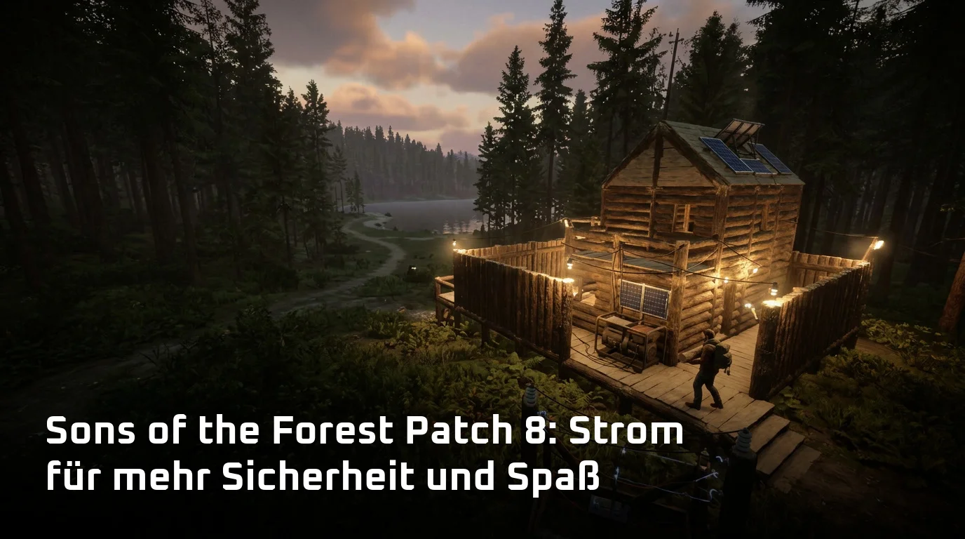 Sons of the Forest Patch 8: Strom für mehr Sicherheit und Spaß