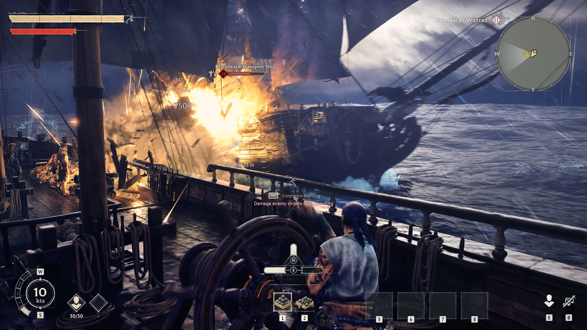 Windrose Crossplay: Piratenschiff aus dem offiziellen Steam-Material